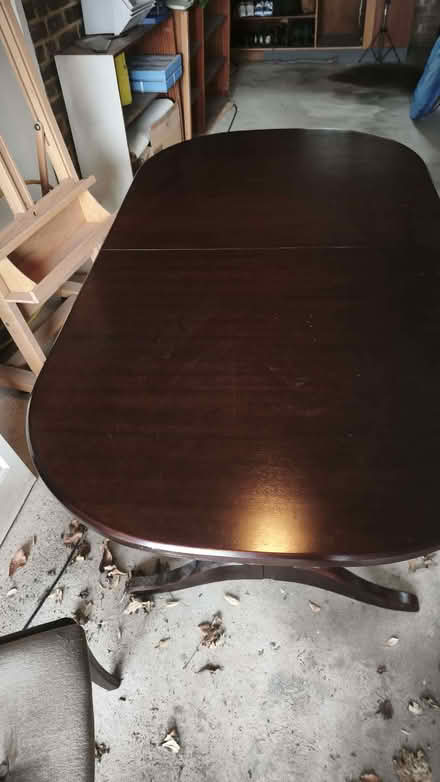 Photo of free Mahogany dining table and four chairs (Hailsham BN27) #2