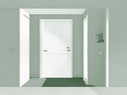 Photo of free New white internal door (Oadby LE2) #1