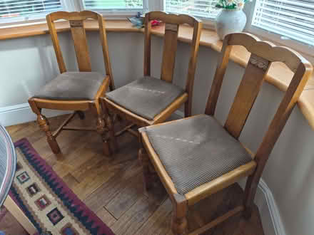 Photo of free Three 1940s utility dining chairs (Low Fell NE9) #1