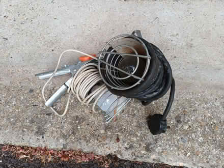 Photo of free Two very long lead lamps (Earley RG6) #1