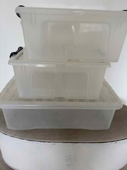 Photo of free Large storage boxes (Bexleyheath DA6) #1