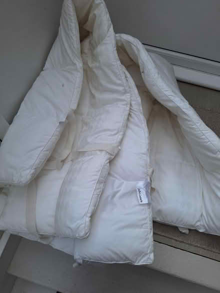 Photo of free John Lewis mattress topper white (St Margarets) #1