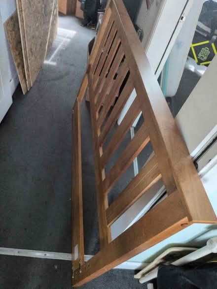 Photo of free Oak headboard (Bonnington EH6) #1
