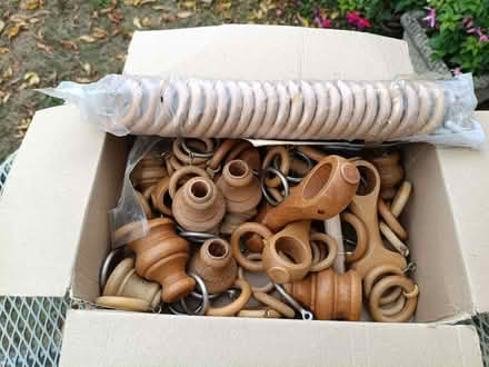 Photo of free Curtain Pole Rings (Bray SL6) #1