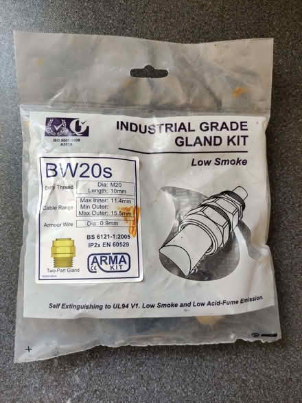 Photo of free Cable gland kit - industrial grade (Meersbrook S8) #1