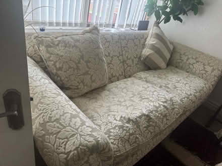 Photo of free Cream 3/4 seater sofa (Whiston L35) #2
