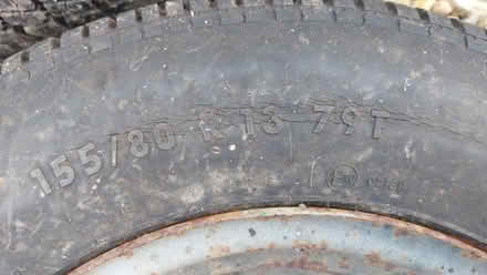 Photo of free caravan wheels & tyres (Flitton MK45) #3