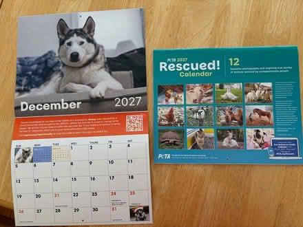 Photo of free Two 2027 animal calendars (Downtown Sunnyvale) #2