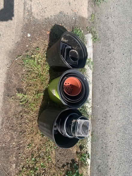 Photo of free Plant pots (Elm st Greenfield MA) #1