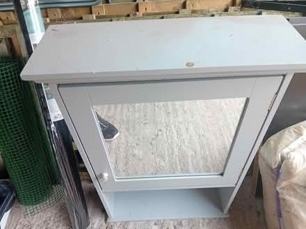 Photo of free Grey bathroom mirror cabinet (Penwortham PR1) #4