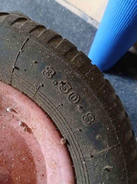 Photo of free pneumatic wheelbarrow wheel (Builth Wells LD2) #2
