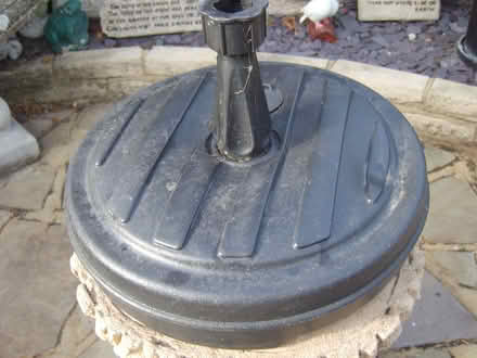 Photo of free Black plastic parasol base (Durrington BN13) #1