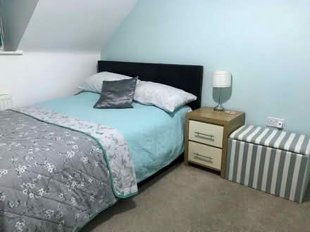Photo of free Double leather effect ottoman bed frame (Burbage SK17) #1