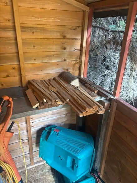 Photo of free Woodwork Tools and Wood Pieces (Fleetville AL4) #1