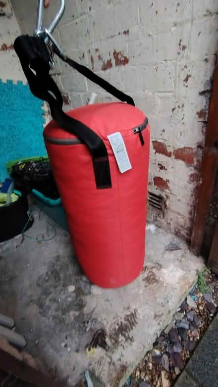 Photo of free Boxing punch bag & gloves for kids (Sheffield Firth Park S5) #2