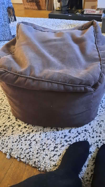 Photo of free Square brown beanbag seat (Stirchley B30) #1