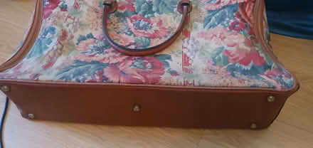 Photo of free Vintage M&S tapestry design suitcase (Cassiobury Estate WD17) #1