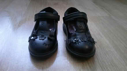 Photo of free Girls Black School Shoes, size 8 (Great Sankey, WA5) #1