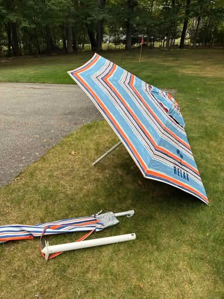Photo of free Beach umbrella with bases (North Andover) #1