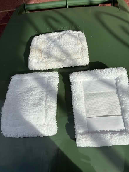 Photo of free 3 13x17cm mini mop pads with elastic (Great Boughton CH3) #1