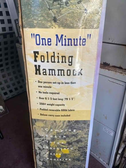 Photo of free Folding Hammock (Orange City) #2
