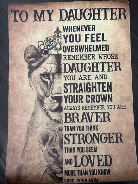 Photo of free A3 daughter poster (Lockleaze BS7) #1