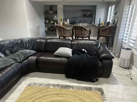 Photo of free Leather sectional sofa (Litchfield Park) #2