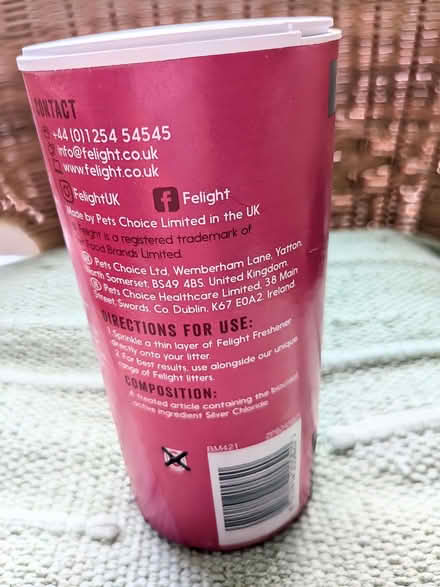 Photo of free Cat litter freshener. Never used (Titness Park SL5) #3