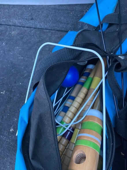 Photo of free Croquet equipment (Carmel Hills, Redwood City) #2