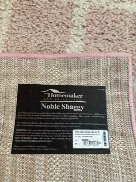 Photo of free Pink rug (Longthorpe PE3) #2
