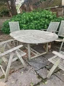 Photo of free A set of old garden furniture to give away (Norham Manor OX2) #2