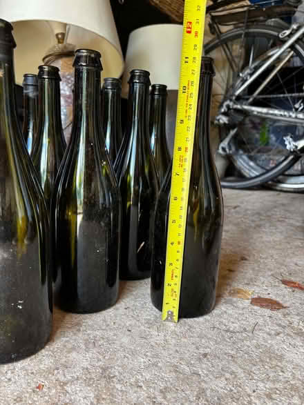 Photo of free 13 x unlabelled champagne bottles (Wootton OX20) #3