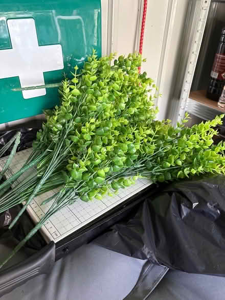 Photo of free fake grass and other fake greenery (Chickenley WF12) #3