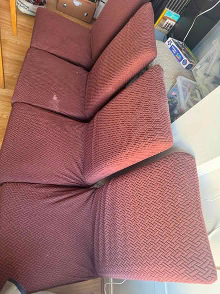 Photo of free Table and four chairs with covers (Pe16) #1