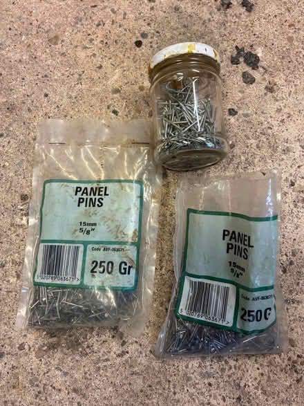 Photo of free 15mm panel pins (Great Boughton CH3) #1