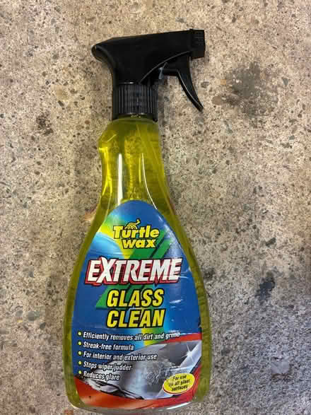 Photo of free Almost full bottle turtlewax extreme glass cleaner (Great Boughton CH3) #1