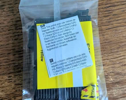 Photo of free Yellow ink cartridge for Epson printer. (Titness Park SL5) #1
