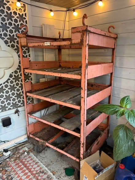 Photo of free Large industrial shelving unit (Catford South SE6) #1