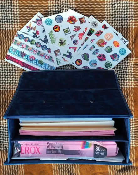Photo of free A4 paper and stickers (Hockley Port B18) #1