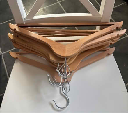 Photo of free Wooden coat hangers (HP5 Chesham) #1