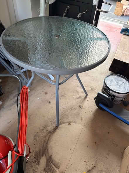 Photo of free Glass outdoor table (Eccleston WA10) #1
