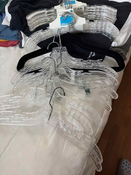Photo of free Plastic hangers (Near Montrose Rd and 270) #1