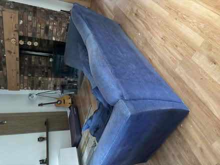 Photo of free 2 blue sofas (Shuttleworth BL0) #2