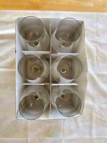 Photo of free 6x red wine glasses (South Norwood SE25) #2