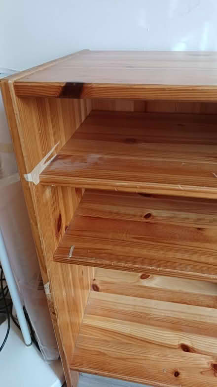Photo of free 2 x wood bookshelves (Castlebeck S2) #3