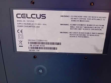 Photo of free Celcus TV model 23913FHD (Harrold. MK43) #2