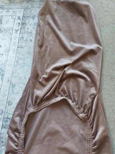 Photo of free Velvet high back chair covers (Upper beeding) #1