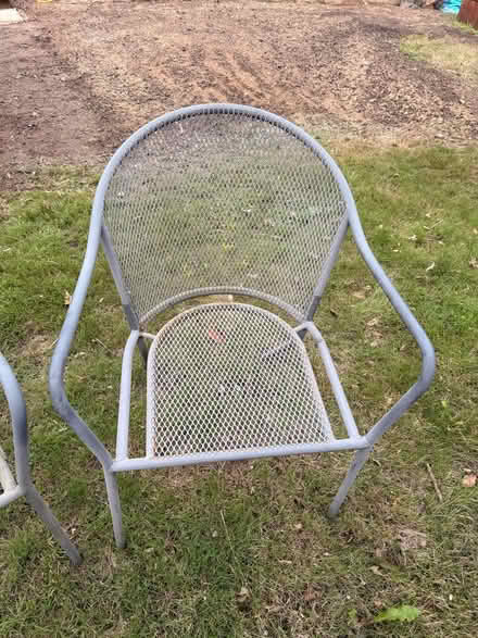 Photo of free Metal outdoor table and four chairs (Matlock DE4) #3