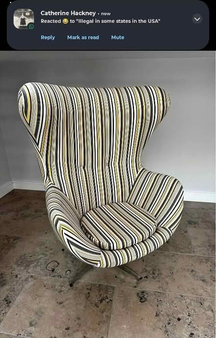 Photo of free Swivel chair (Stretford M32) #1