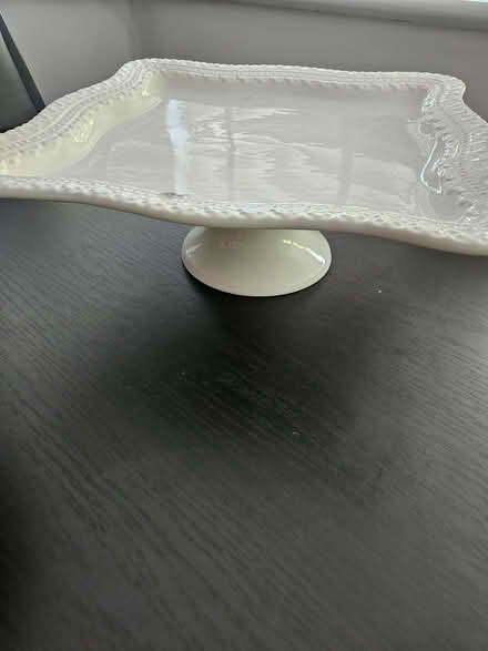 Photo of free Square fluted cake stand (Slyne-with-Hest LA2) #1